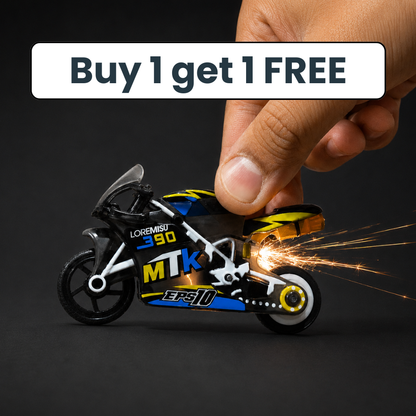 Bike keychain with spark