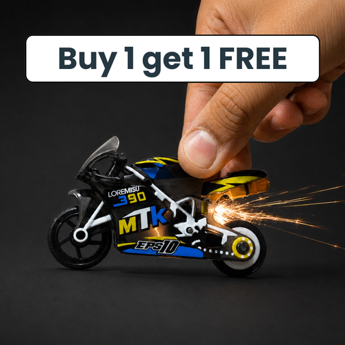 Bike keychain with spark