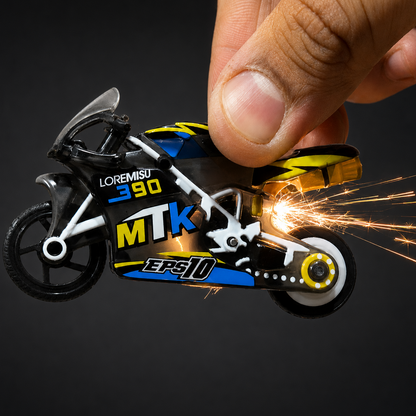 Bike keychain with spark