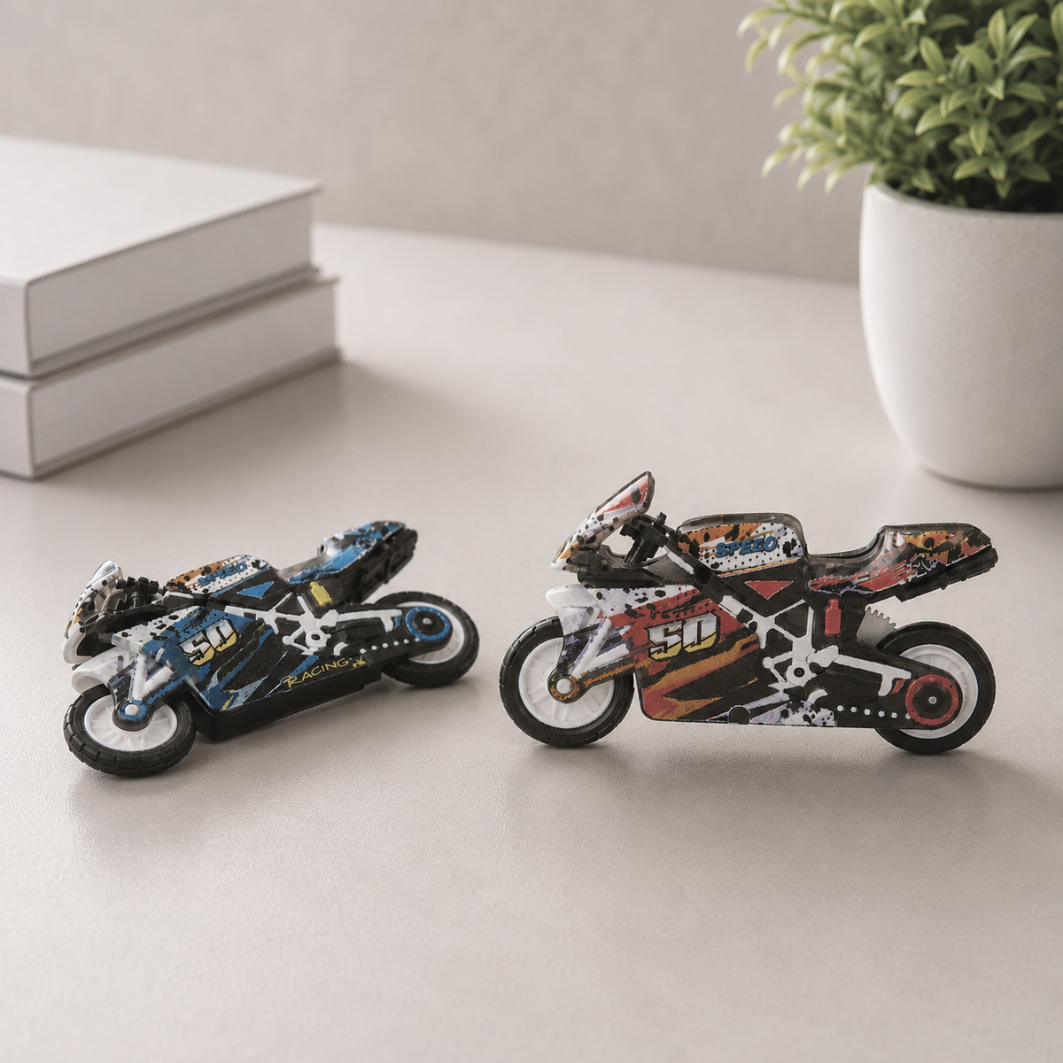 Bike keychain with spark